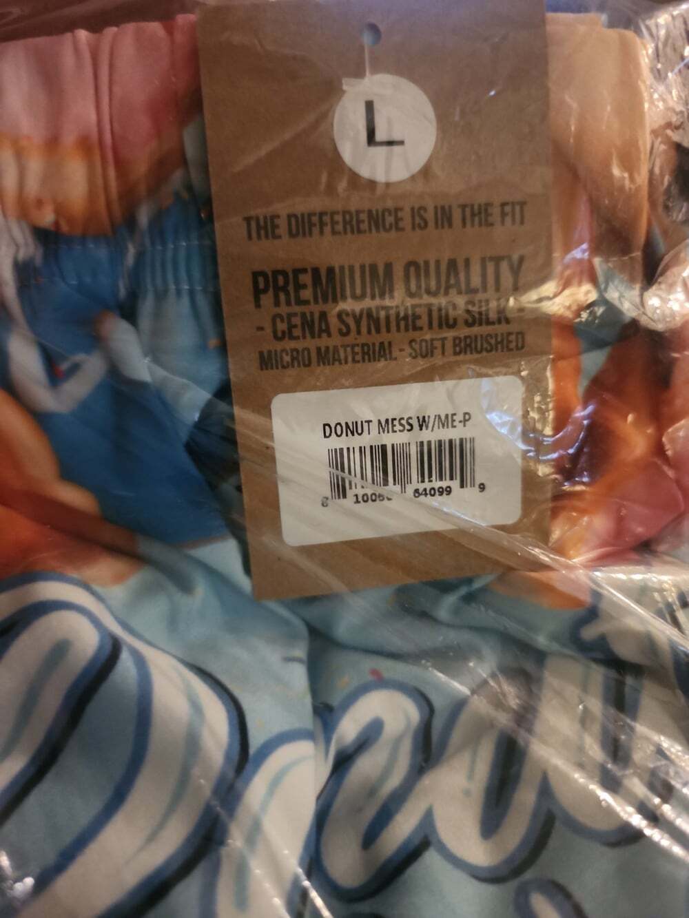Pajama Lounge Pants Donuts NWT New Soft Comfy Large Excellent - Picture 5 of 5